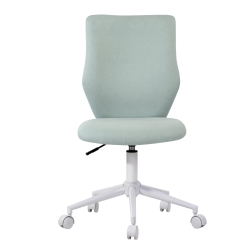 FurnitureR Velvet Armless Task Chair