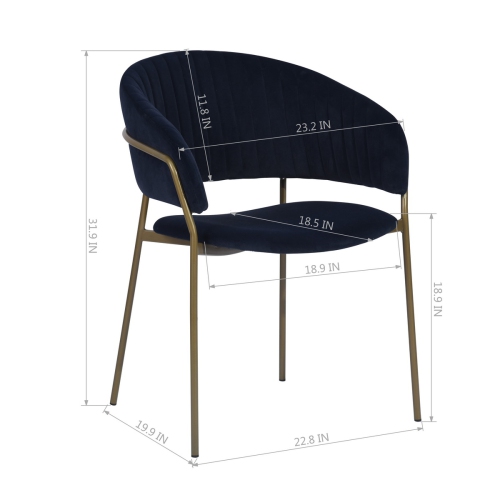 Furniture R Velvet Arm Chair