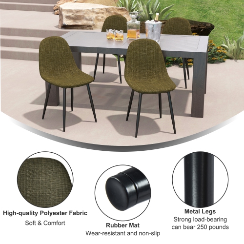 HOMY CASA Mid-century Modern Dining Chairs