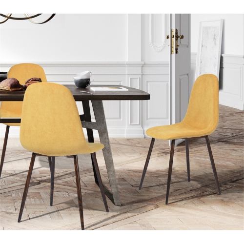 FurnitureR Mid-Century Modern Yell Dining Chairs