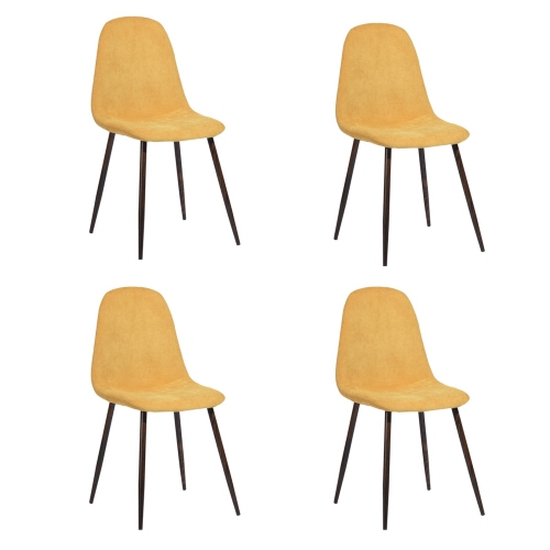 FurnitureR Mid-Century Modern Yell Dining Chairs