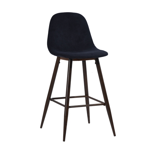 Soft Terry Farbic Seat, 26 Inch Counter Height Bar Stools