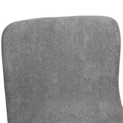 FurnitureR Ensemble de 2 tabourets de bar de style industriel Meubles de bar avec siège en tissu et pieds en métal à dossier moyen pour cuisine et