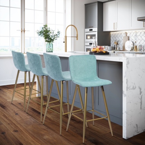 Comptoir et tabouret de bar FurnitureR， Menthe.