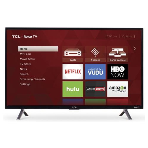 TCL  "refurbished (Good) - 32"" Class HD (720P) Roku Smart Led Tv (32S321)"