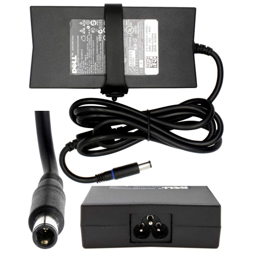 Refurbished-Dell 130W Tip 7.4mm 19.5V 6.7A 7.4*5.0 PA-4E Laptop Charger AC Adapter with Power Cord