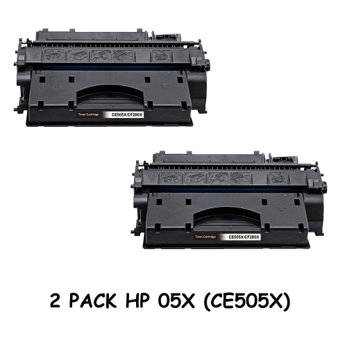 Bestoner™ 2 PK HP 05A/05A/505a/05/ce505 Black Toner Cartridge HP Laserjet P2055dn/HP Laserjet P2055x/HP Laserjet P2055d