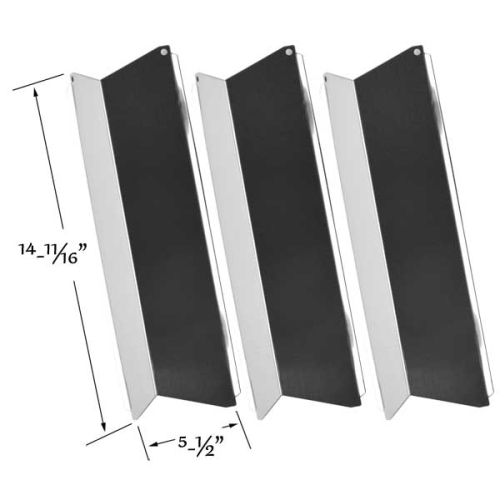 Remplacement de chaleur à plaques pour Blue Ember, Blue Ember FG500057-103, FG50057-703NG, FG50069, FG50069-U401 Modèles-3PK gaz