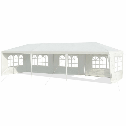 GYMAX  Gazebo Wedding Canopy Party Pavilion Outdoor 10'x30'