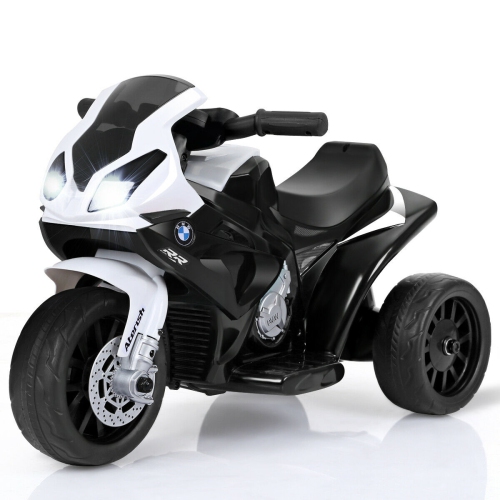 GYMAX  Kids Ride On Motorcycle Bmw Licensed 6V Electric 3 Wheels Bicycle W/ Music&light