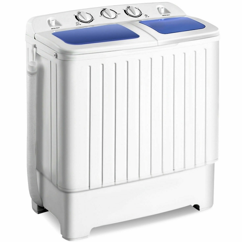 Gymax Compact Portable Washing Machine Twin Tub 20 lbs Washer Spinner Home Dorm