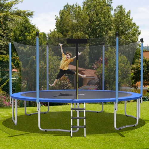 Gymax 8-14FT Trampoline Replacement Safety Pad Bounce Frame Waterproof Spring Cover