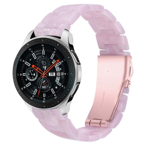 STRAPSCO  Marble Resin Watch Band Strap for Samsung Galaxy Watch / Active / Gear - 22MM - In Pink