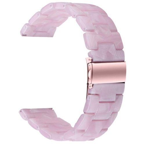 StrapsCo Marble Resin Watch Band Strap for Samsung Galaxy Watch / Active / Gear - 22mm - Pink