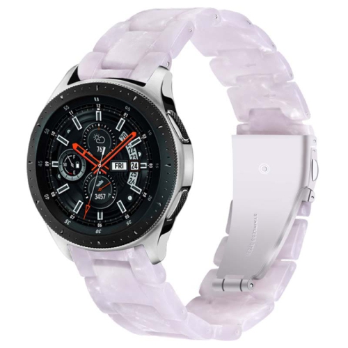 STRAPSCO  Marble Resin Watch Band Strap for Samsung Galaxy Watch / Active / Gear - 22MM - Crystal In Multicolor