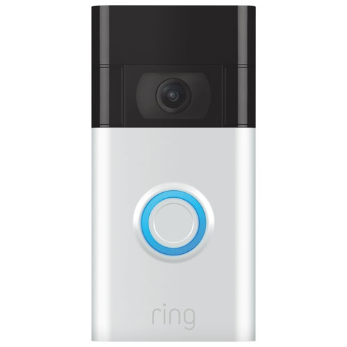 Ring Wi-Fi Video Doorbell - Satin Nickel