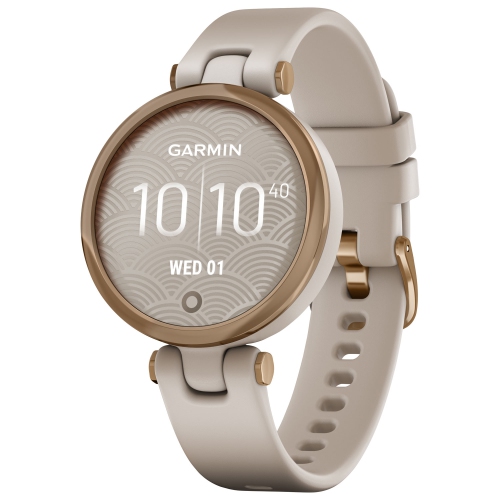Garmin Lily Sport Edition 34.5mm Smartwatch with Heart Rate Monitor & Health Tracking - Light Sand