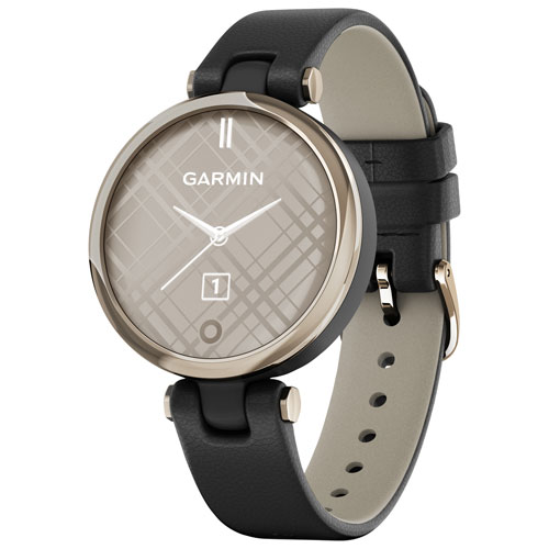 Garmin Lily Classic Edition 34.5mm Smartwatch with Heart Rate Monitor & Health Tracking - Black