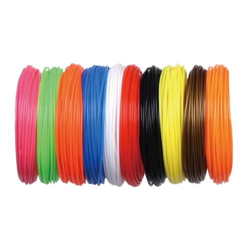 CloneBox - Set of 10 Colors of PLA Filaments, Length of 3 Meters