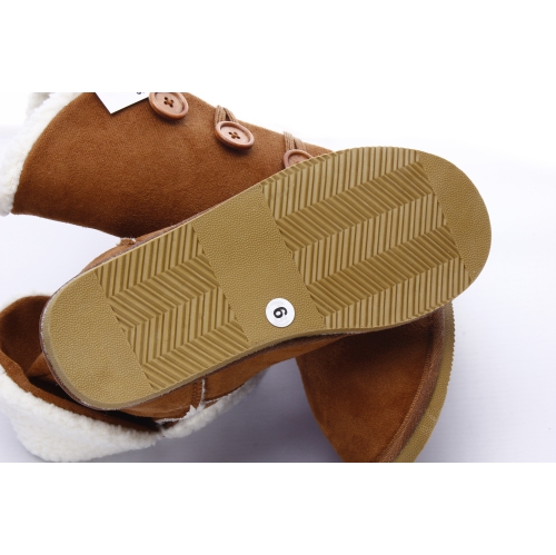 Stimula Lifestyle Comfy Winter Fall Spring Boots for Women, Warm & Cozy Size 5 – Camel Suede