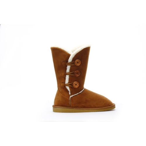 Stimula Lifestyle Comfy Winter Fall Spring Boots for Women, Warm & Cozy Size 7 – Camel Suede