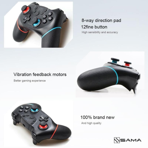 Wireless Pro Controller for Nintendo Switch Sefitopher Bluetooth Switch Pro Controller Gampad Joypad ,PC Controller Supports Gyro Axis Turbo and Dual