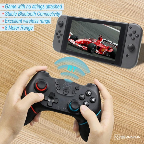 Wireless Pro Controller for Nintendo Switch Sefitopher Bluetooth Switch Pro Controller Gampad Joypad ,PC Controller Supports Gyro Axis Turbo and Dual