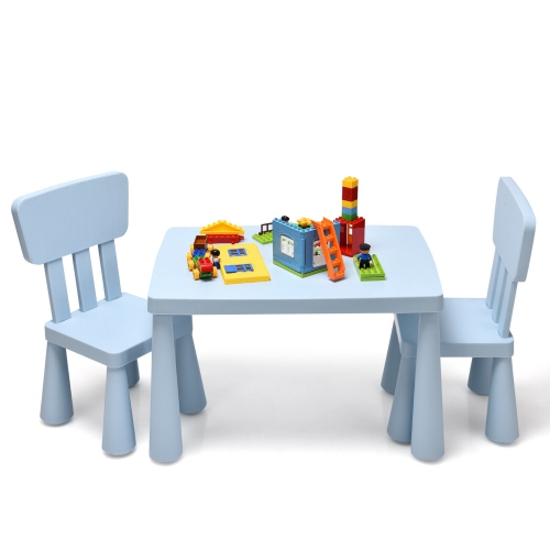Gymax Kids Table 2 Chairs Set Toddler, Best Toddler Table And Chair Set Canada