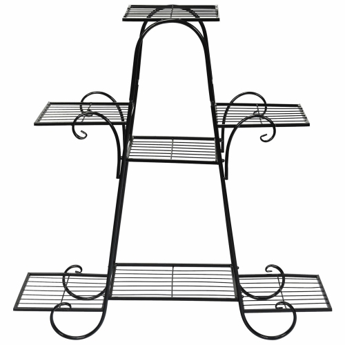 Gymax 7 Tier Plant Stand Metal Shelf Multilayer Potted Display Rack Patio Garden