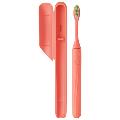 Philips One by SoniCare Battery Toothbrush (HY1100/01) - Miami Coral