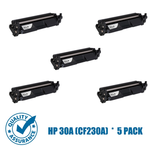 Printer Pro™ Compatible Replacement for 5 Packs HP 30A/HP30A/hp30a/30a/cf230/ Black Toner Cartridge for HP Printer M203dn M203dw M227fdn M227sdn