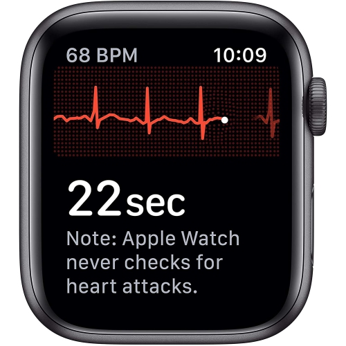 Apple Watch Series 5 (GPS + Cellular) 40mm Space Gray Aluminum with Black Sport Band - Certified Refurbished by APPLE - Refurbished condition - Image 5
