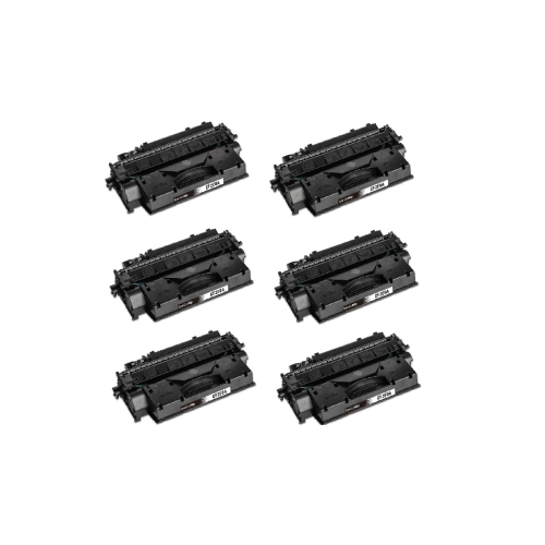 CC Premium Compatible 6 Pack HP 80A CF280A Black Toner Cartridge