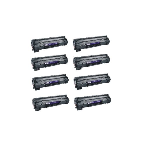CC Premium Compatible 8 Pack HP 85A CE285A Black Toner Cartridge