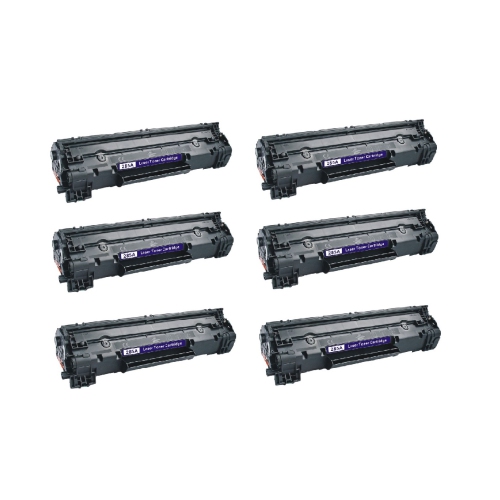 CC Premium Compatible 6 Pack HP 85A CE285A Black Toner Cartridge