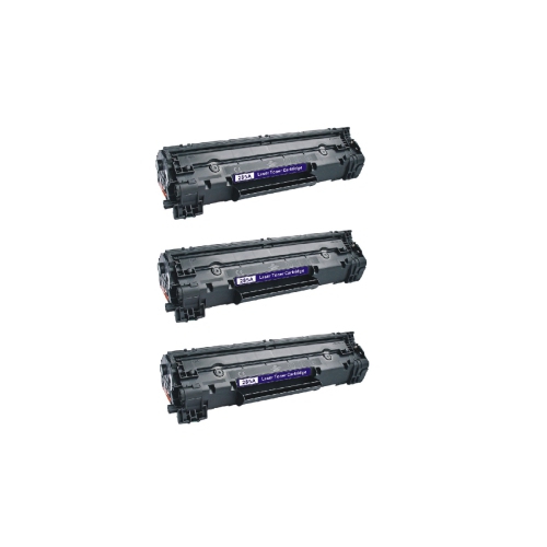 CC Premium Compatible 3 Pack HP 85A CE285A Black Toner Cartridge