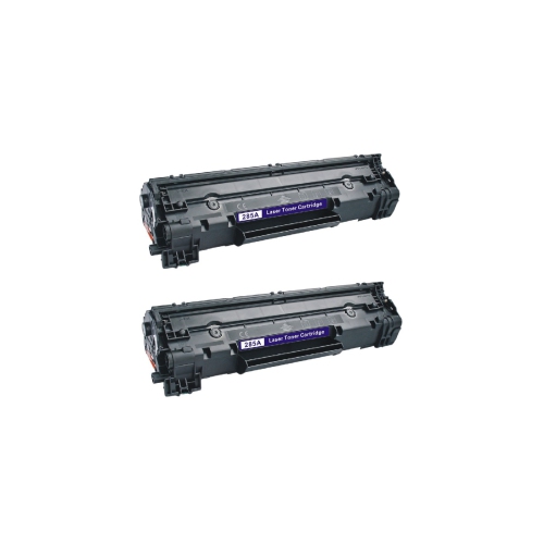 CC Premium Compatible 2 Pack HP 85A CE285A Black Toner Cartridge