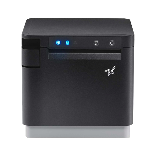 Star Micronics mC-Print3 3-inch Ethernet / USB Thermal POS Printer with CloudPRNT, Cutter, and External Power Supply - Black