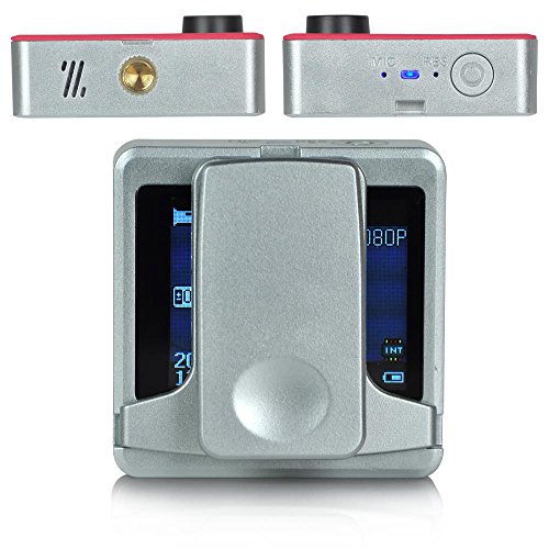 SereneLife Clip-on Wearable Camera 1080p Full HD with Built-in Wi-Fi, Ideal for Classroom to Record The Lecture, Sports, Jo...