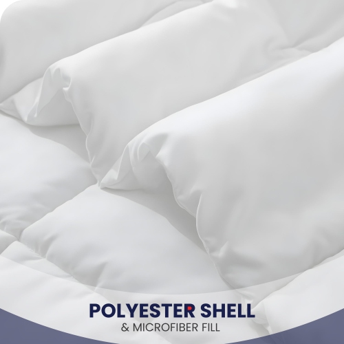 Housse de douillette en microfibre de lin canadien, 66 x 90 po, légère et perméable à l'air, cousue à carreaux, douce et confortable, lavable