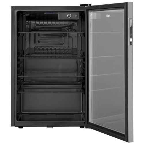 Haier 20.5 Cu. Ft. 150-Can Freestanding Beverage Centre (HEBF100BXS) - Stainless Steel