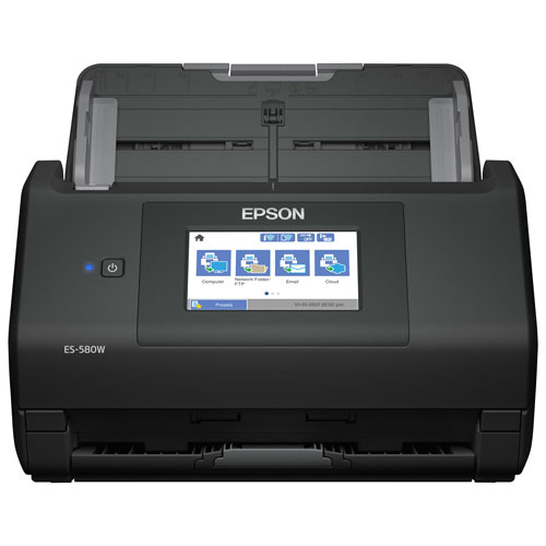 Numériseur de documents sans fil WorkForce ES-580W d'Epson