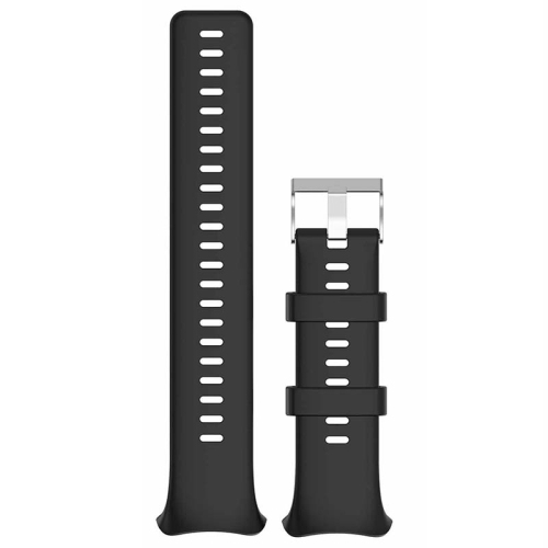StrapsCo Silicone Rubber Watch Band Strap for Polar Vantage V - Black