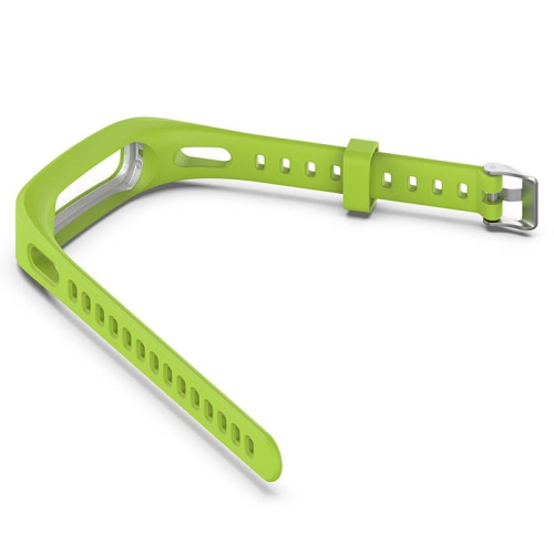 StrapsCo Silicone Rubber Watch Band Strap for Huawei Honor Band 4 Running Edition / 4e / 3e - Lime Green