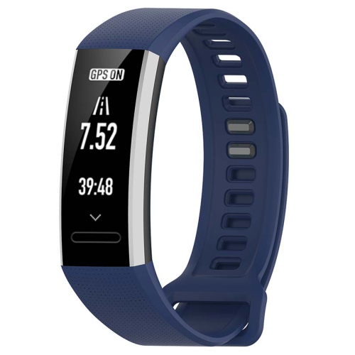 STRAPSCO  Silicone Rubber Watch Band Strap for Huawei Band 2 - In Blue