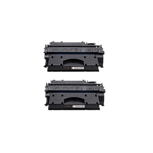 CC Premium Compatible 2 Pack HP 05X CE505X Black Toner Cartridge