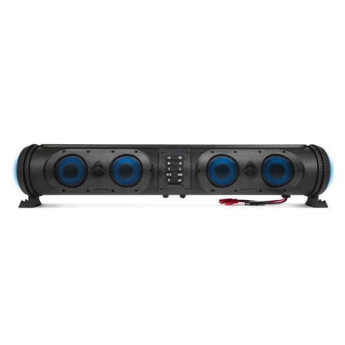 ECOXGEAR SoundExtreme 26-inch Amplified Powersports Bluetooth 8 Speaker Soundbar Waterproof Sandproof with LED Lighting 500 Watts of Peak Power