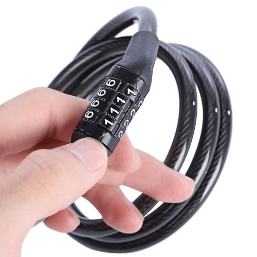 Cable Locker Pre-set Combination Locking Bike Wheels Lightweight - axGear