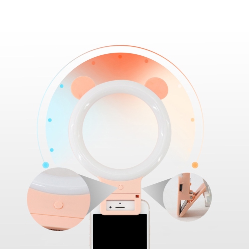 Selfie Ring Light Cell Phone Clip-on Fill Light LED Makeup Lamp Circle LED - axGear