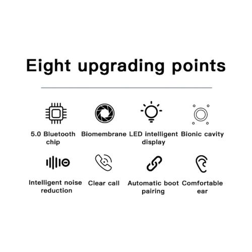 TWS Bluetooth 5.0 Wireless Earbuds Waterproof IPX7 Earphones Hifi Stereo In-Ear Sport 9D Stereo Headphones